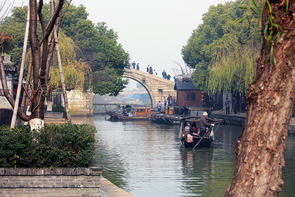 Xitang River with Bridge