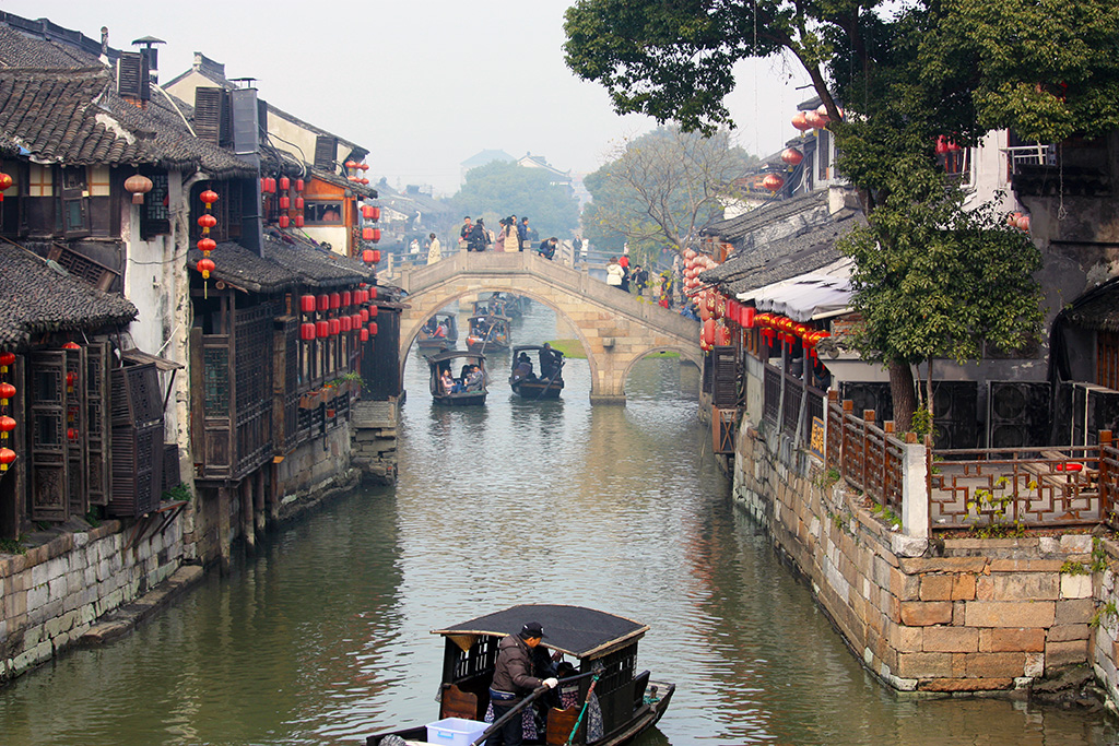 Xitang River with Lanterns