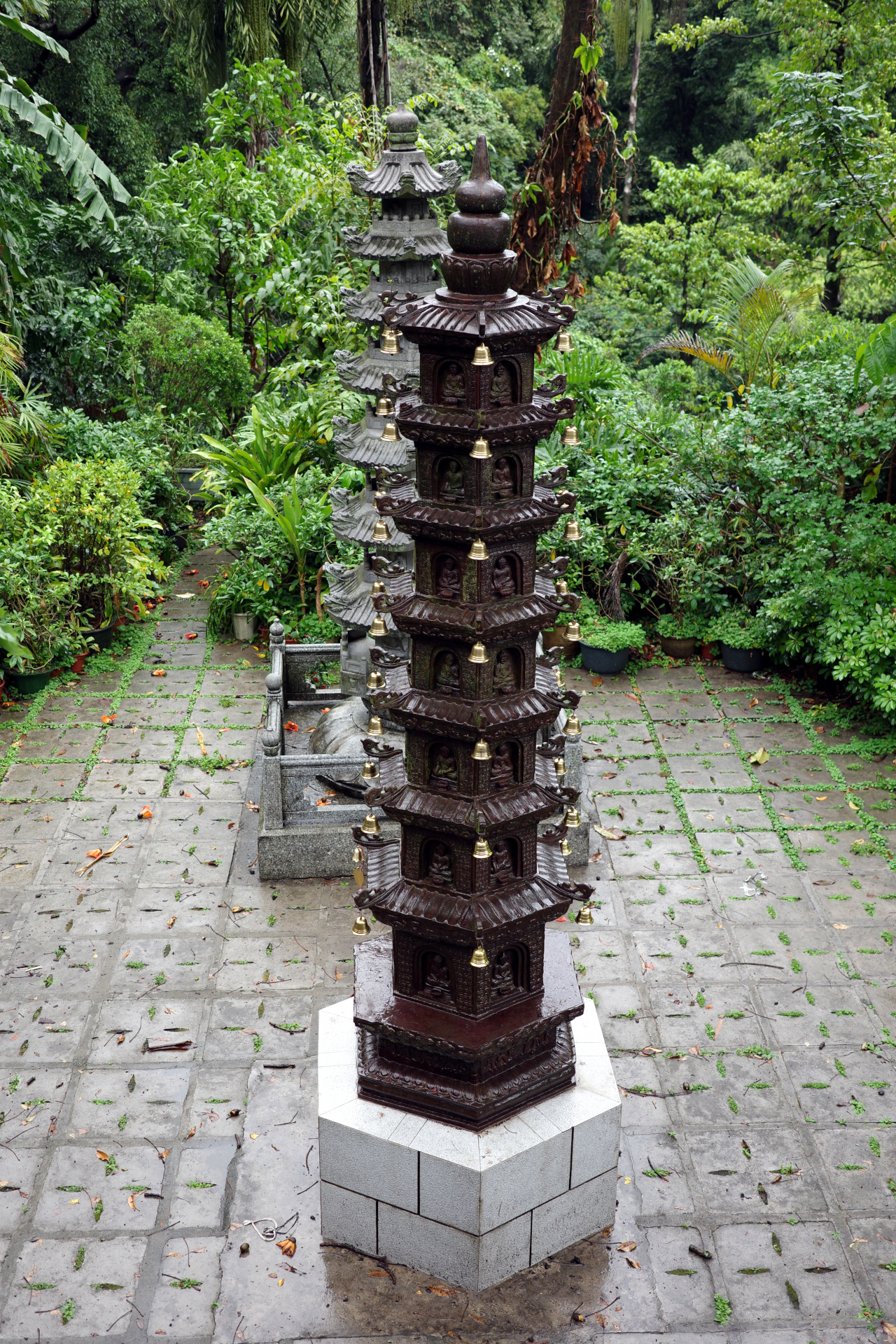 A small pagoda in the monastery